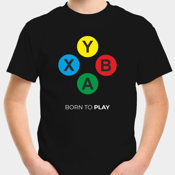 Koszulka z nadrukiem Born to Play XBOX