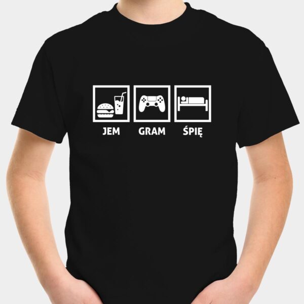 Koszulka dla gracza Jem Gram Śpię