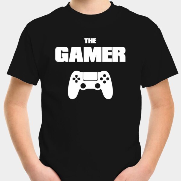 Koszulka dziecięca dla gracza z nadrukiem Gamer