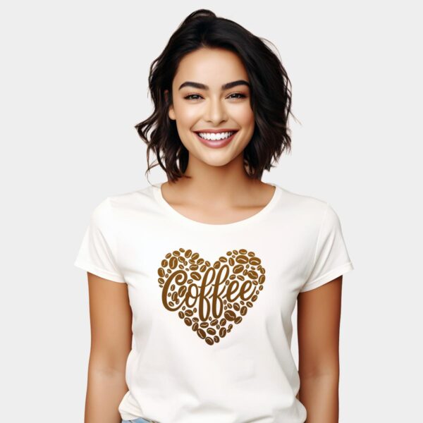 I Love Coffee Koszulka damska
