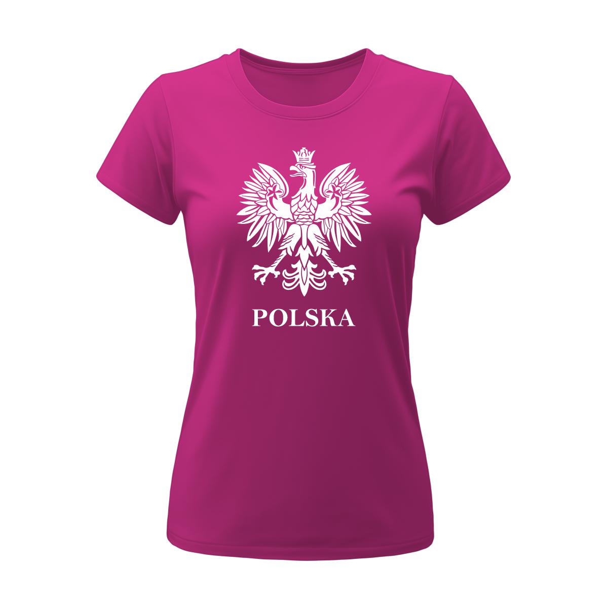 Koszulka damska z nadrukiem Polska