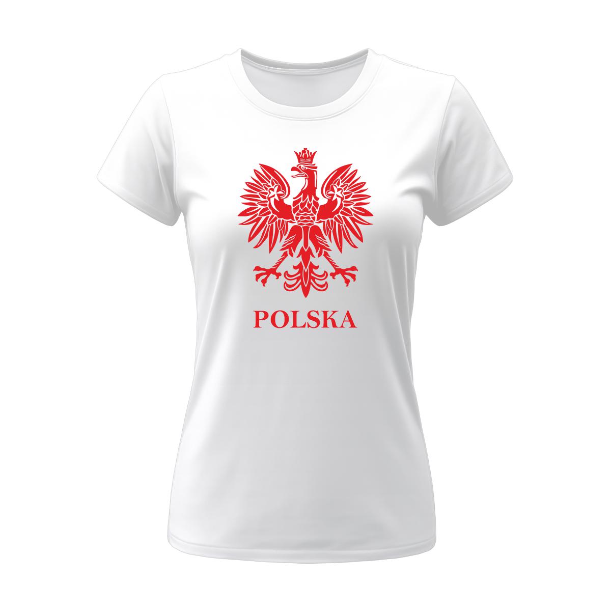 Koszulka damska z nadrukiem Polska - obrazek 4