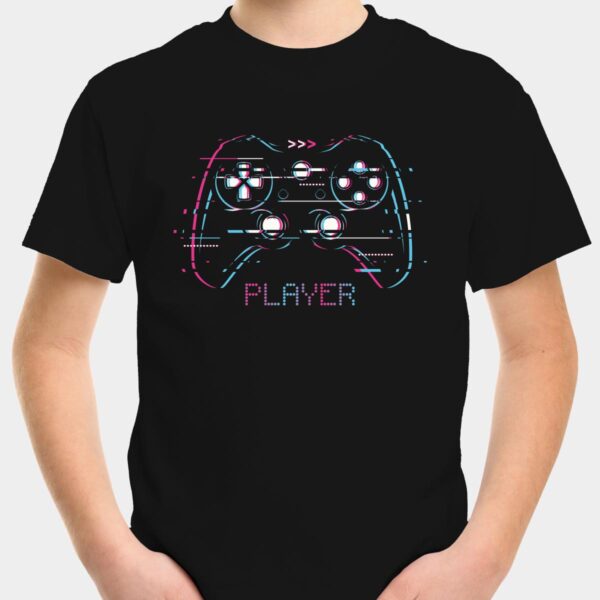 Koszulka dziecięca dla gracza z nadrukiem Player