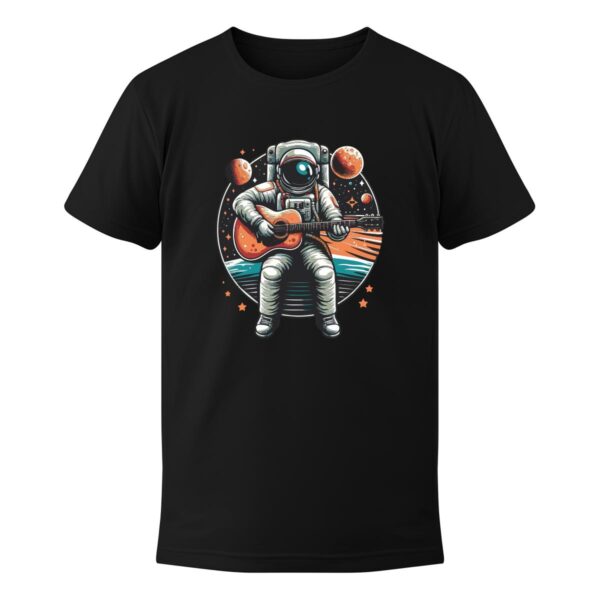 Koszulka męska z astronautą grającym na gitarze