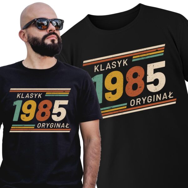 Koszulka z nadrukiem Klasyk Oryginał na 40 urodziny