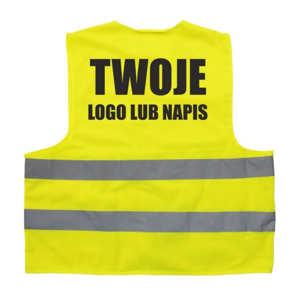 Kamizelka odblaskowa z nadrukiem firmowym
