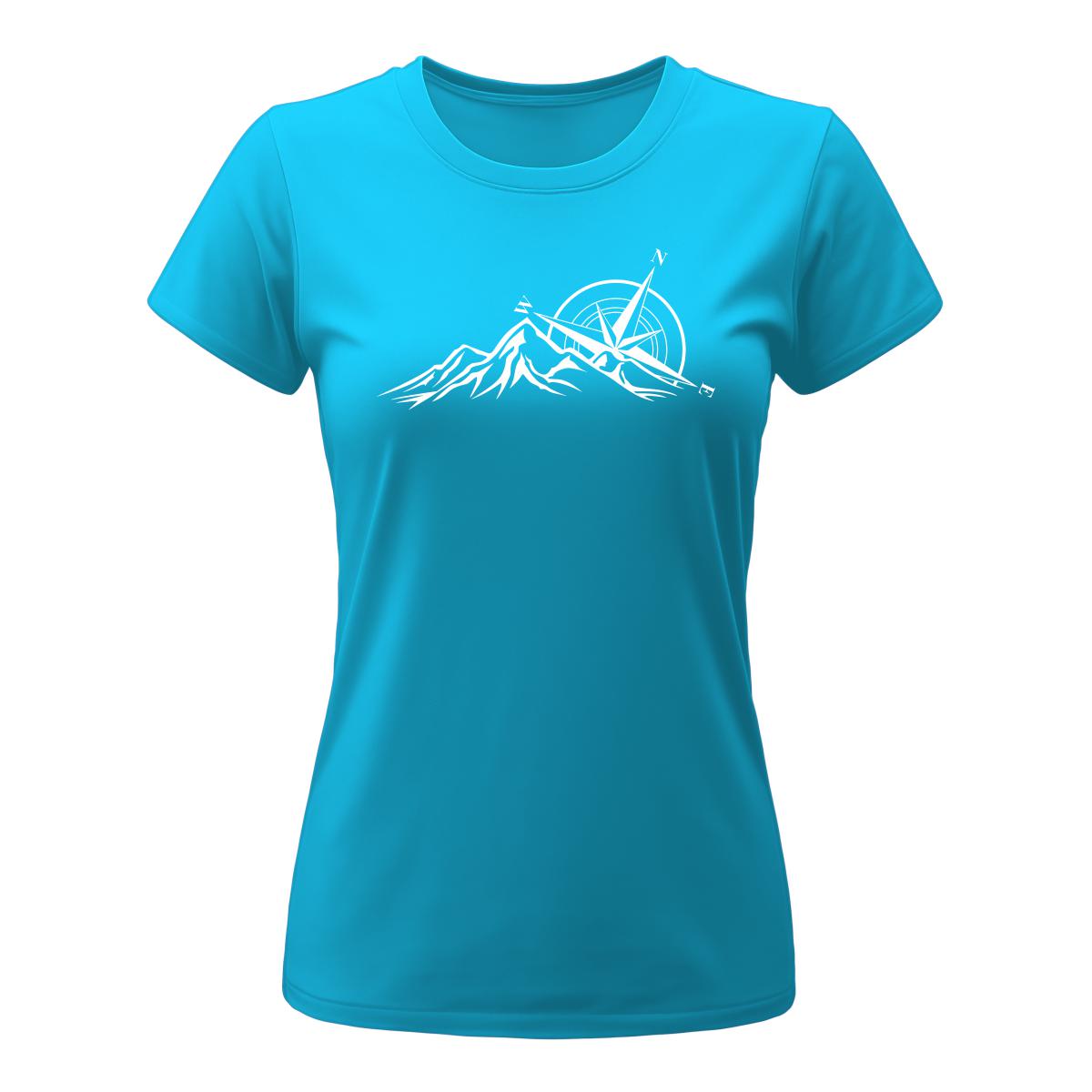 Koszulka damska z nadrukiem Róża Wiatrów