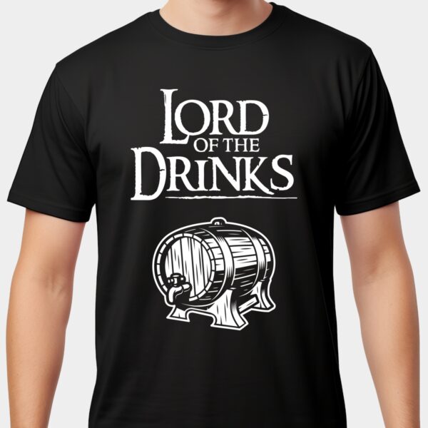 Koszulka z nadrukiem Lord of the Drinks