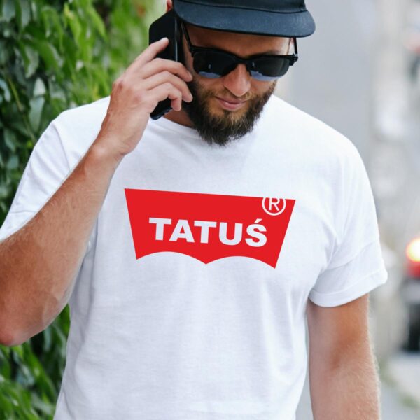 Koszulka dla Taty z napisem TATUŚ jak Lewis