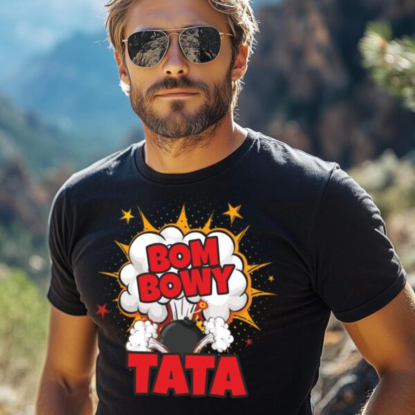 Koszulka z nadrukiem Bombowy Tata