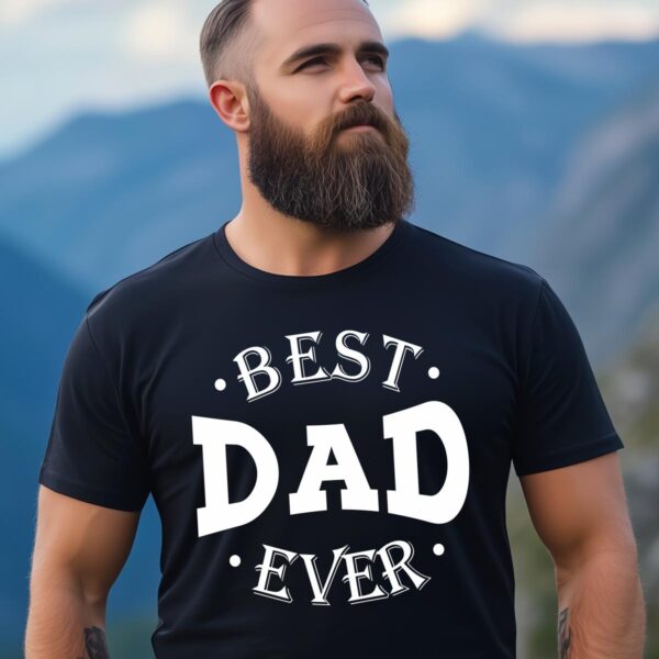Koszulka męska z nadrukiem Best Dad Ever