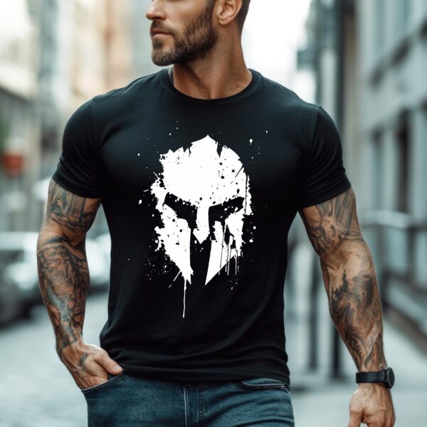 Koszulka męska z nadrukiem Spartana
