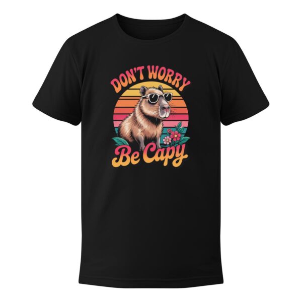 Koszulka męska z nadrukiem Don't worry be a cappy