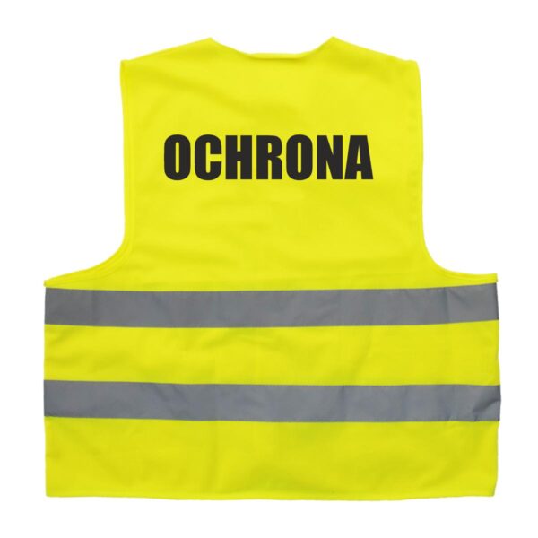 Kamizelka odblaskowa z nadrukiem Ochrona