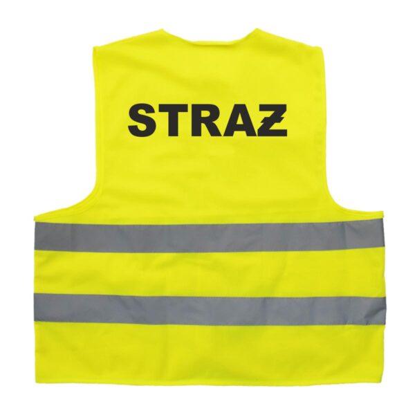 Kamizelka odblaskowa z nadrukiem STRAŻ