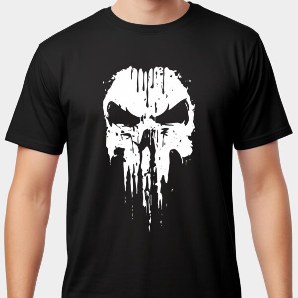 Czaszka - nadruk na koszulce