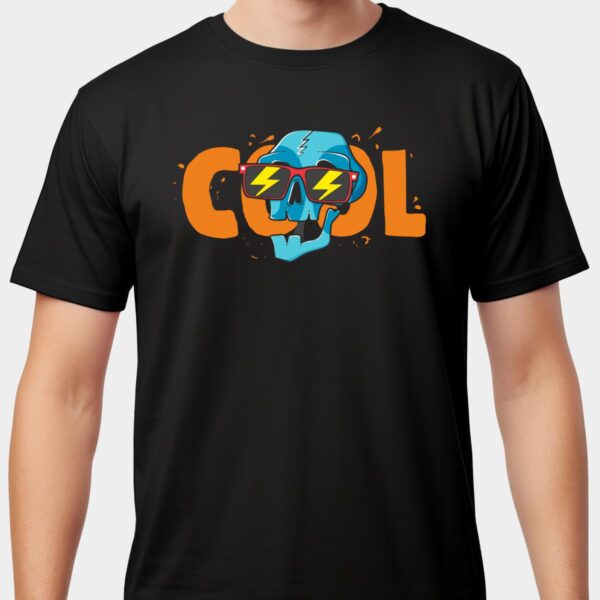 Koszulka męska z nadrukiem Cool czaszka
