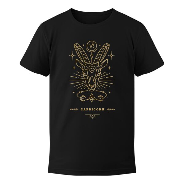Koszulka z nadrukiem znaku zodiaku Koziorożec