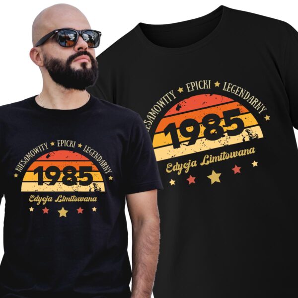 Koszulka na 40 urodziny Vintage - Niesamowity, Epicki, Legendarny